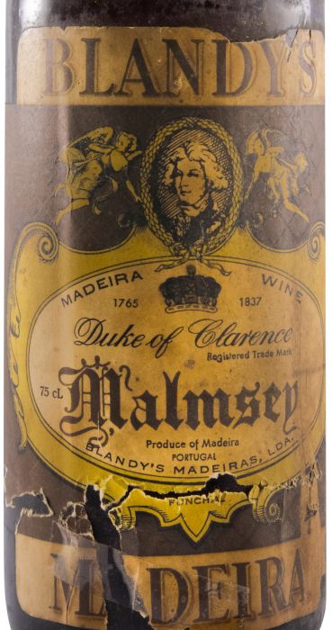 Madeira Blandy s Duke of Clarence Malmsey Rich rótulo antigo