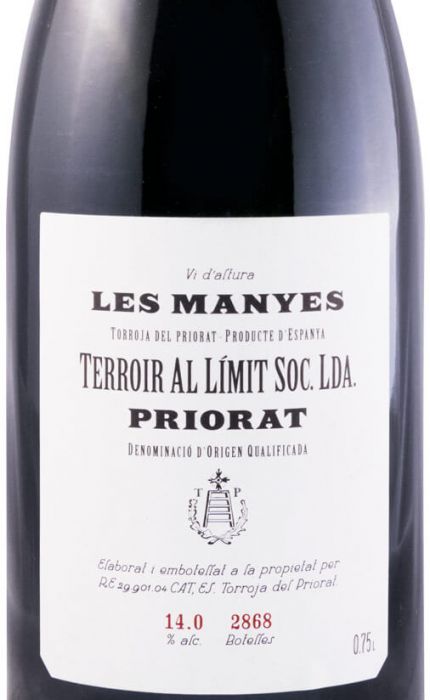 2016 Terroir al Límit Les Manyes tinto