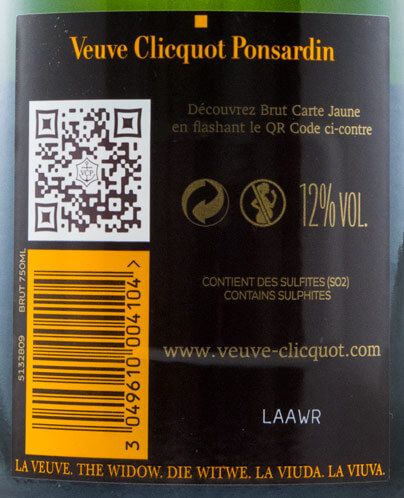 Champagne Veuve Clicquot 75cl Brut + 2 verre Coffret Cadeau Luxe Acheter en  Ligne - Nevejan