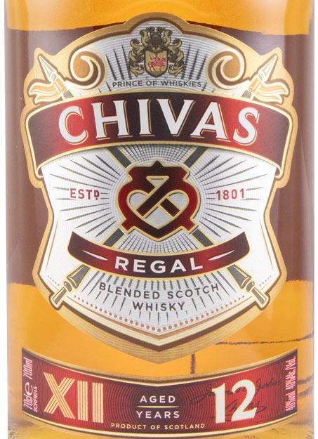 Whisky Chivas Regal 12 Anos – CS Garrafeira