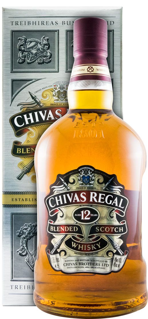 Whisky Chivas Regal 12 Anos – CS Garrafeira