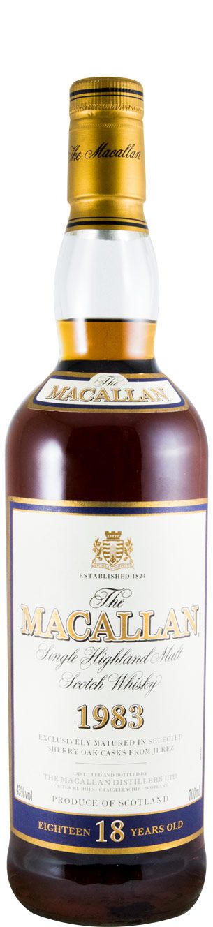 1983 Macallan 18 anos Sherry Cask