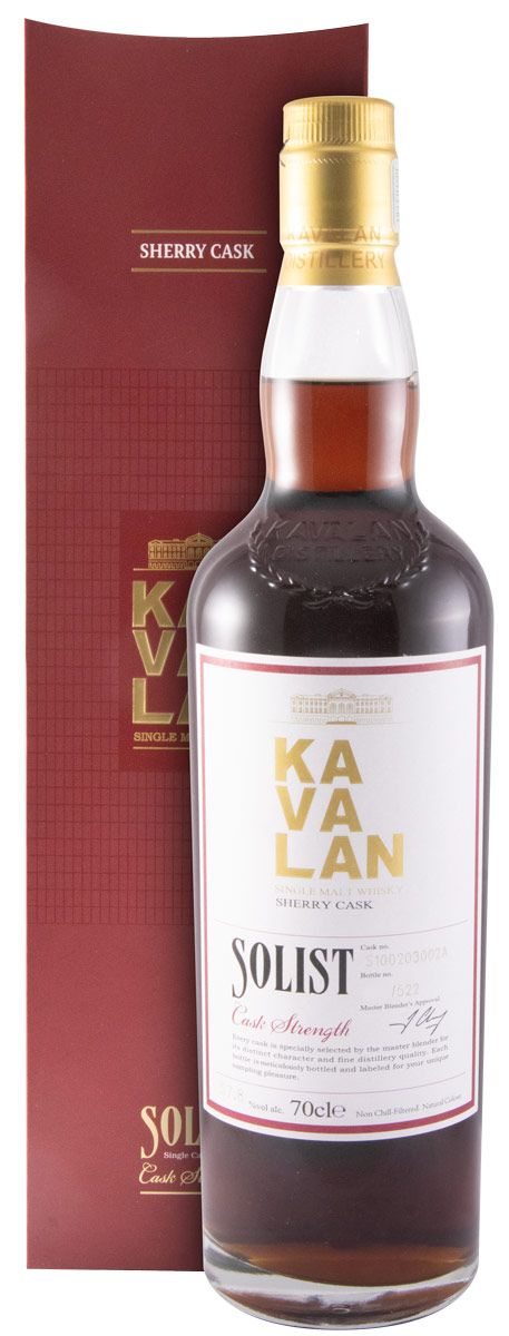 Kavalan Solist Cask Strength Sherry Cask 57.8%