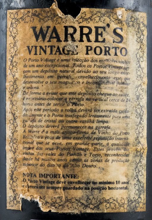 1975 Warre's Vintage Porto