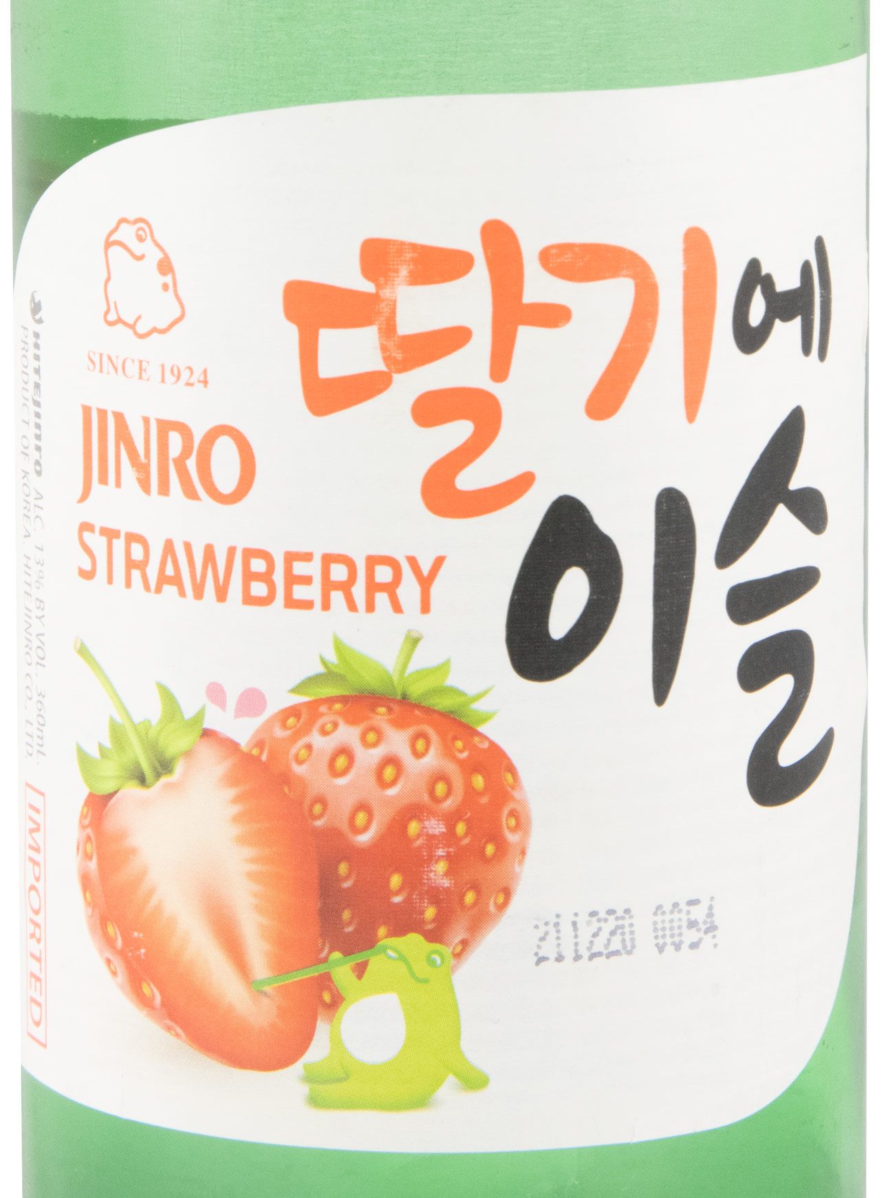 Coreano Soju Chamisul Morango Morango 350ml