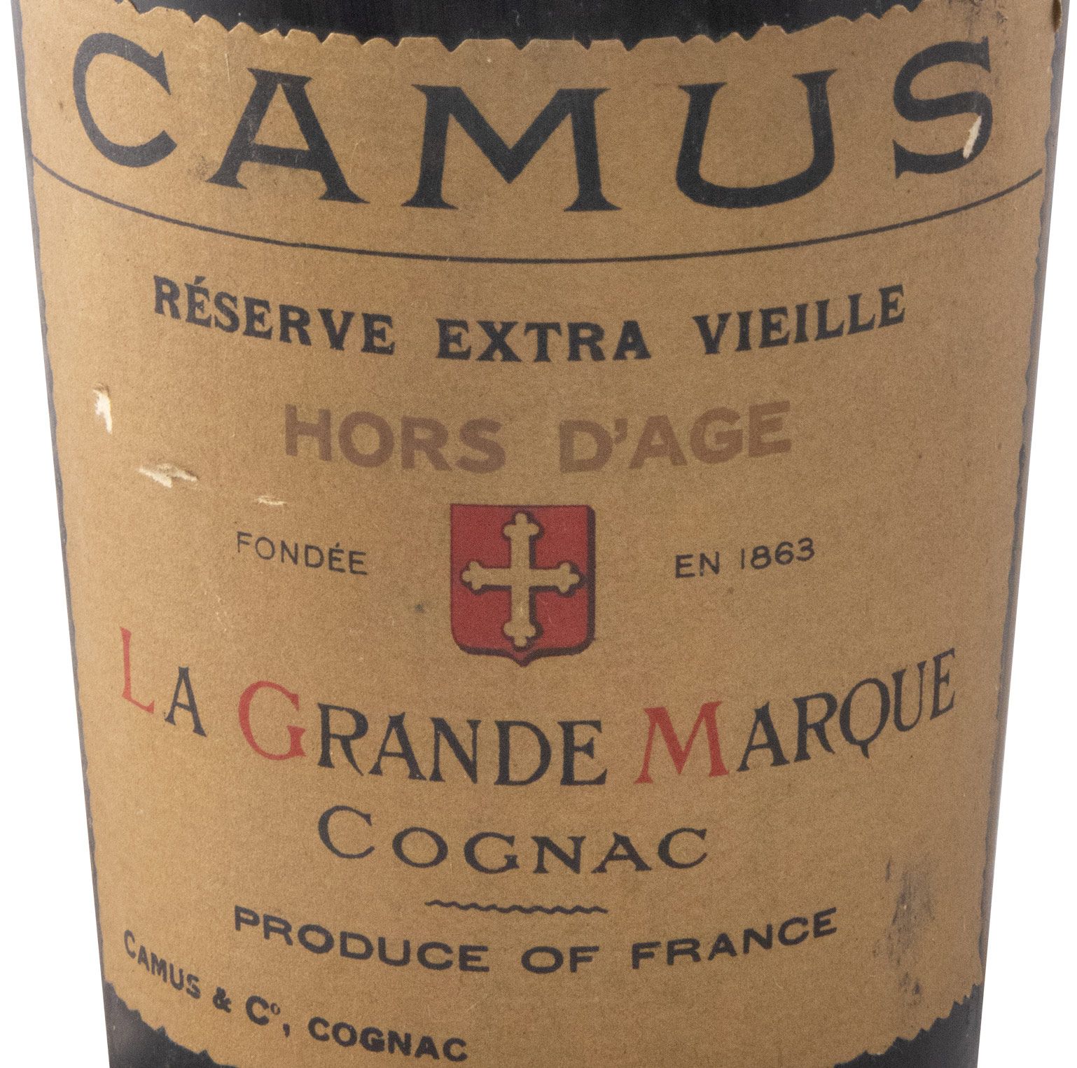 古酒】 CAMUS HORS D'AGE LA GRANDE MARQUE カミュ オルダージュ 