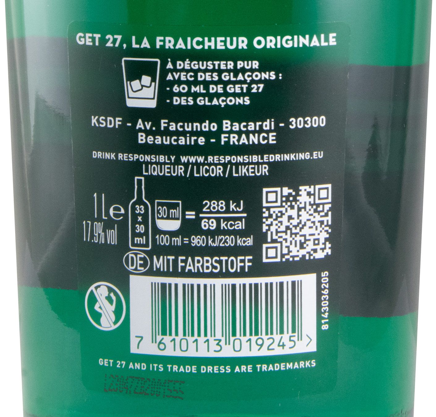 Get 27 Peppermint Liqueur, France