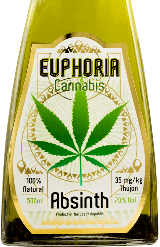 Euphoria cannabis absinthe bottle - 321CBD