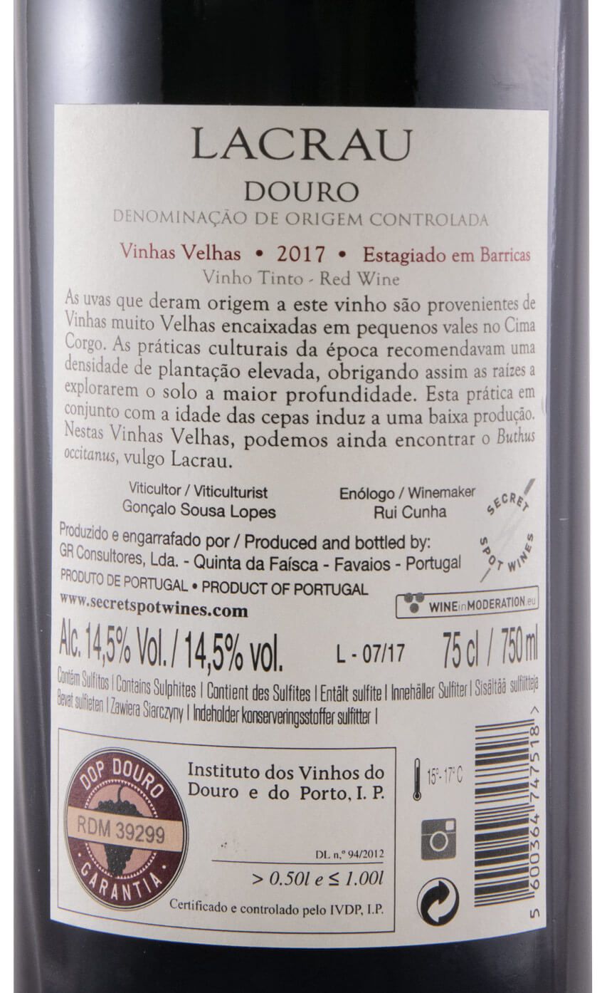 Vino Tinto Lacrau Garrafeira