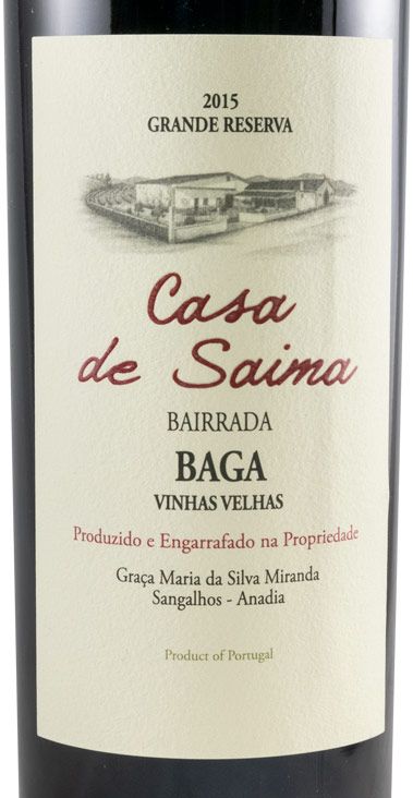 Casa de Saima Garrafeira Red 2015