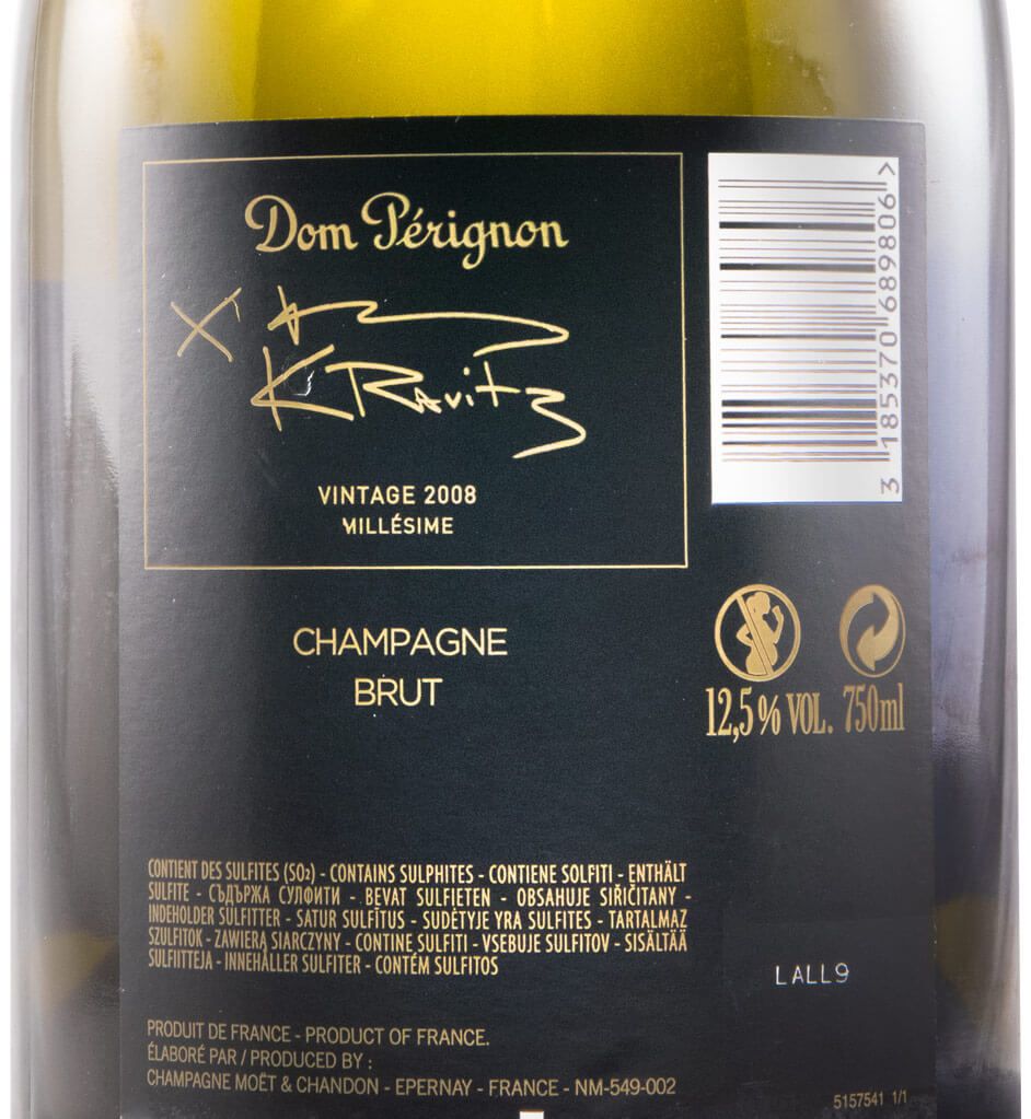 Dom Perignon Lenny Kravitz Limited Edition 2008 (750ML